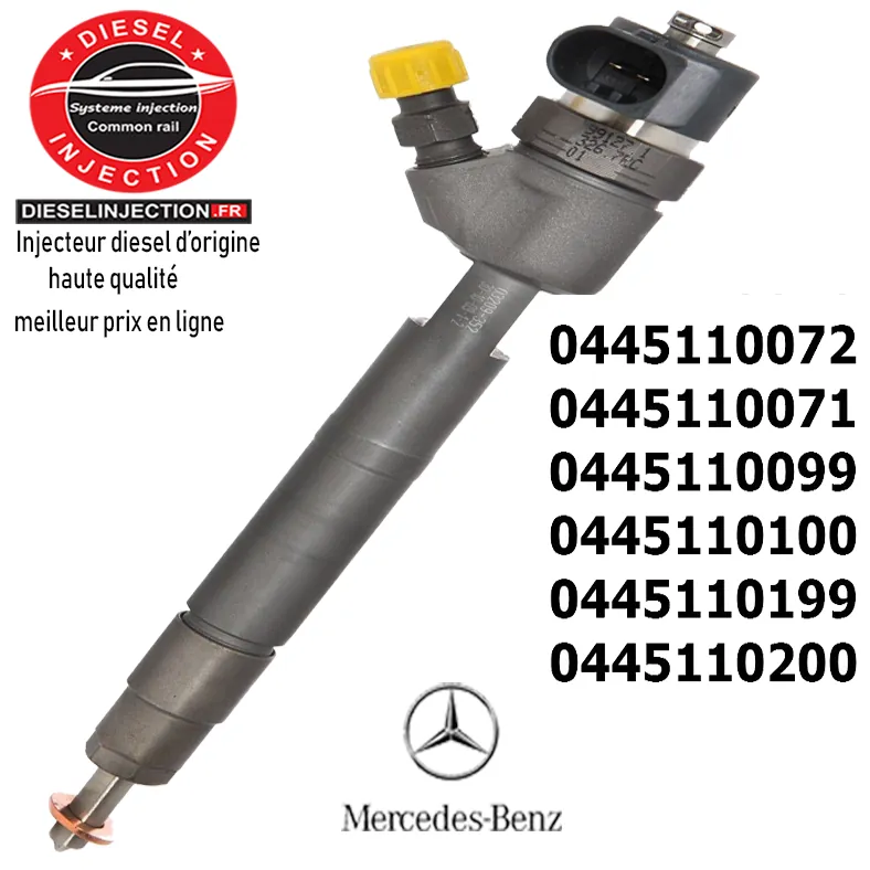 Injecteur bosch 0445110071 - 0445110072 - 0445110099 - 0445110100 - 0445110199 - 04451102000445110072- 0445110100- 0445110200
