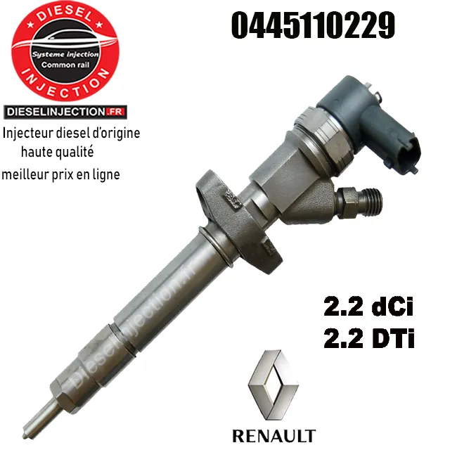 Injecteur BOSCH 04451102290445110229