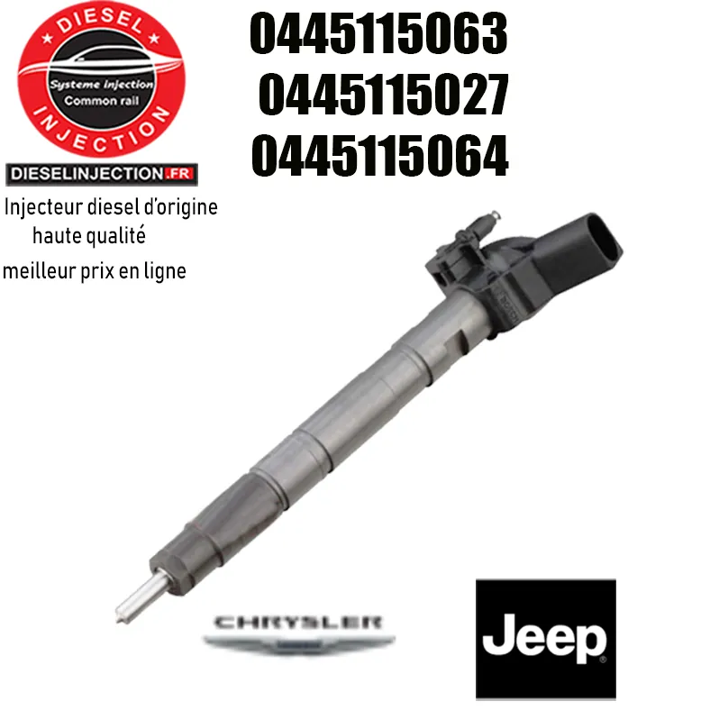 Injecteur bosch piezo 0445115063 - 04451150270445115064-0986435355- 0445115017- 0445115076