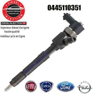 Injecteur 0445110351 - 0986435204 Neuf0445110351 N