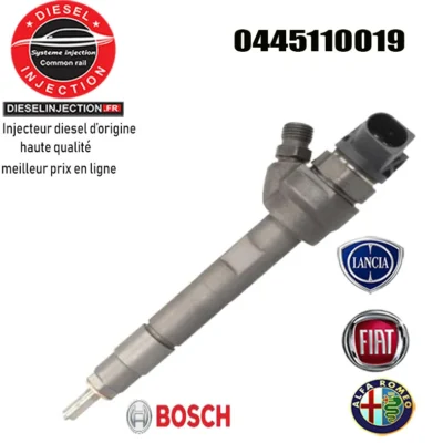Injecteur bosch 0445110019 - 09864350060445110019 0986435006 0445110653 0445110654