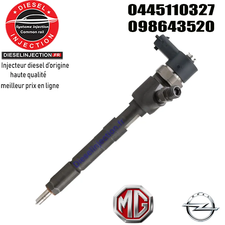 Injecteur bosch 0445110327 - 09864352010445110327 0986435201
