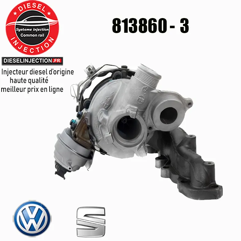 Turbo charger 813860-3 Seat Leon 1.6 TDI 90, 105, 110 CV813860-3 813860-0003 04L253016H