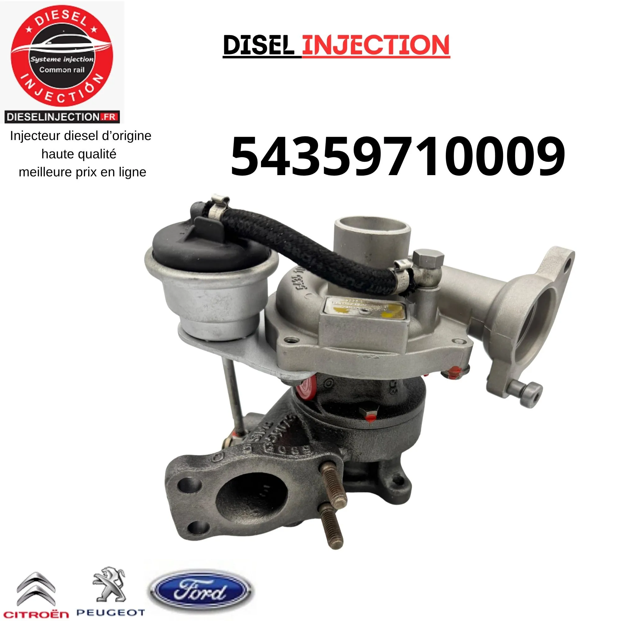 Turbo charger 54359710009 Mazda Citroën Peugeot Toyota 1.41 L TDCi Hdi 70 cv54359710009 54359880009 2S6Q6K682A9A