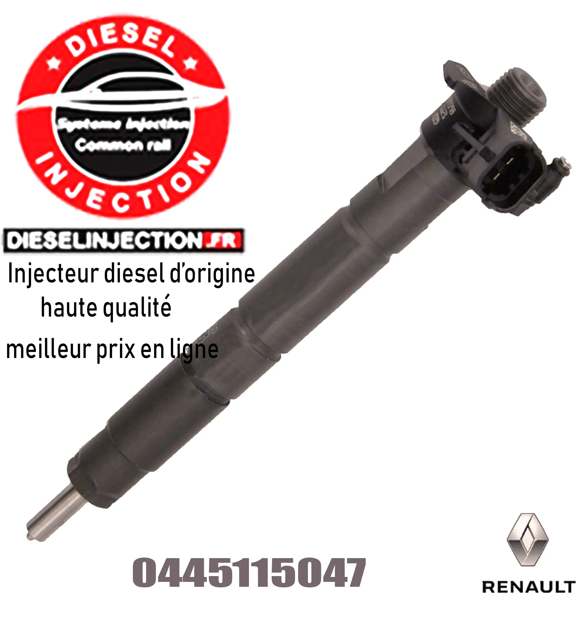 Injecteur BOSCH 0445115047 - 8200565450 NEUF0445115047