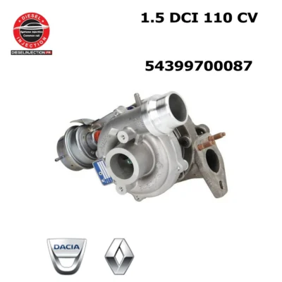 Turbo 1.5 DCI 110 CV - 54399700087-54399700076 - 5439998012754399700087-54399700127-54399700076