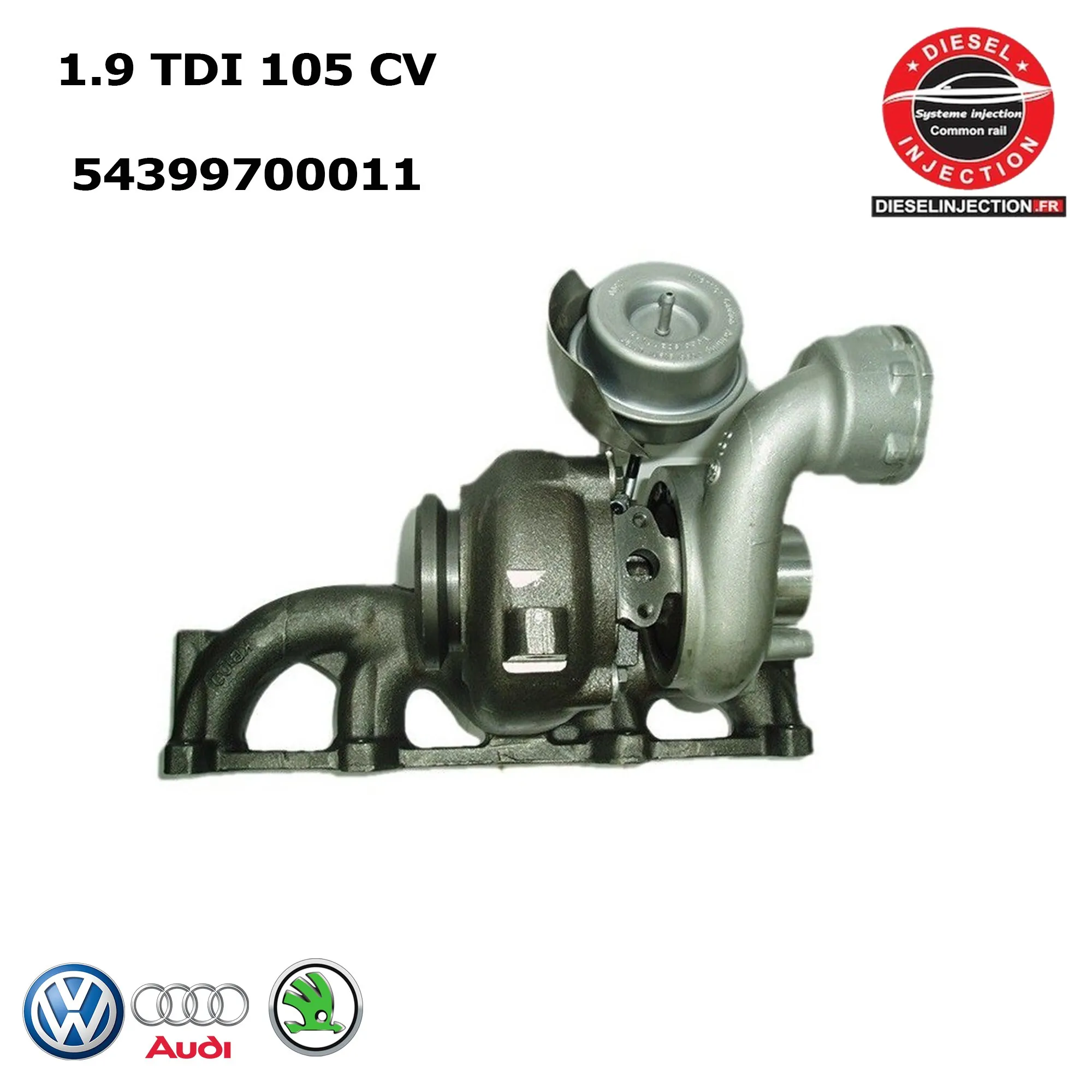 Turbo 1.9 TDI 105 CV - 54399700011 - KKK54399700011