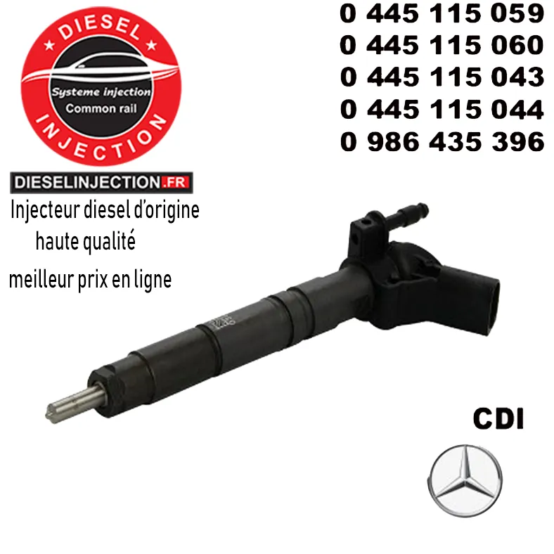 Injecteur bosch piezo 0445115059 - 0445115060 Neuf0445115059