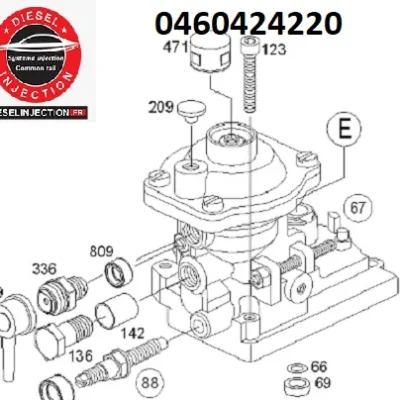 Pompe à injection BOSCH 04604242200460424220