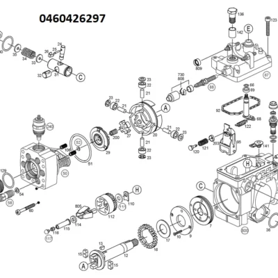 Pompe à injection BOSCH 04604262970460426297