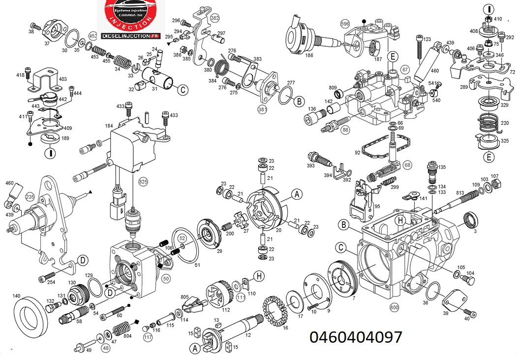 Pompe à injection BOSCH 04604040970460404097