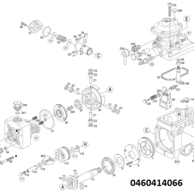 Pompe à injection BOSCH 04604140660460414066