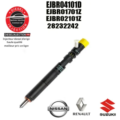 Injecteur DELPHI EJBR04101D - EJBR01401Z NeufEJBR04101D- ejbr02101z-28232242