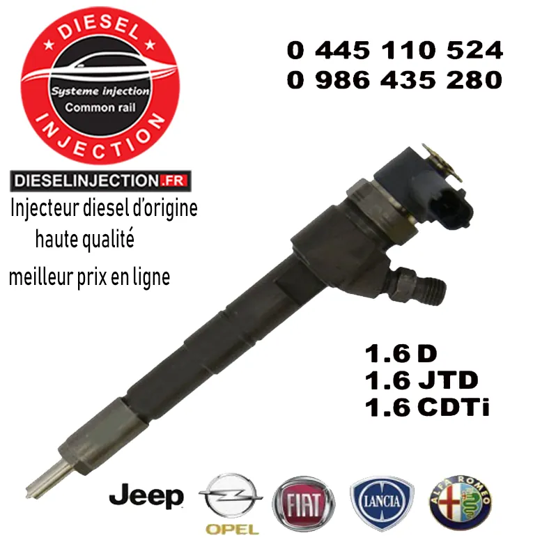 Injecteur bosch 0445110524 - 09864352800445110524