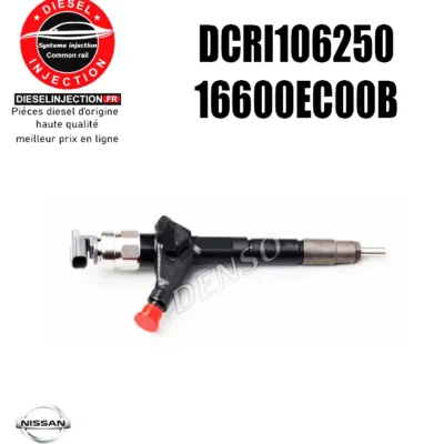 Injecteur DENSO 16600EC00B 095000-6250 DCRI10625016600EC00B DCRI106250