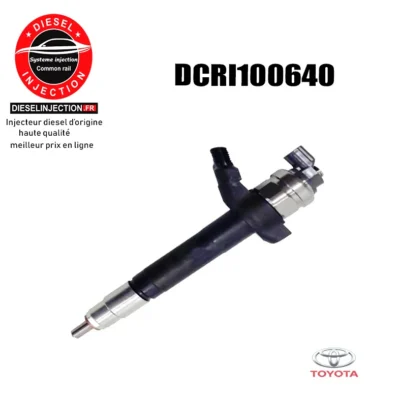 Injecteur DENSO DCRI100640DCRI100640 23670-29025 , 23670-29026 , 095000-0640