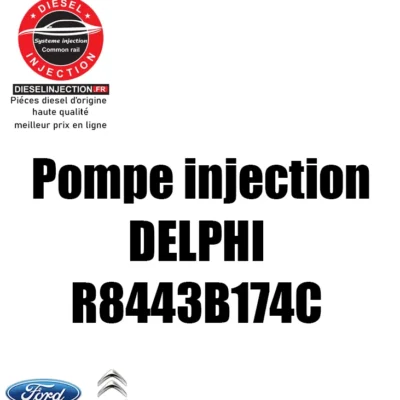 Pompe à haute pression DELPHI R8443B174CR8443B174C