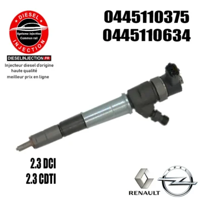 Injecteur bosch 0445110634 - 0445110375 - 0986435234 Neuf0445110634 -0445110375- 0986435205
