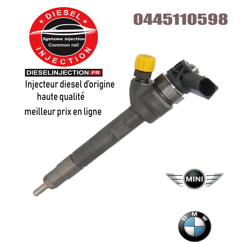 Injecteur bosch 0445110598 - 13538511630 Neuf0445110598