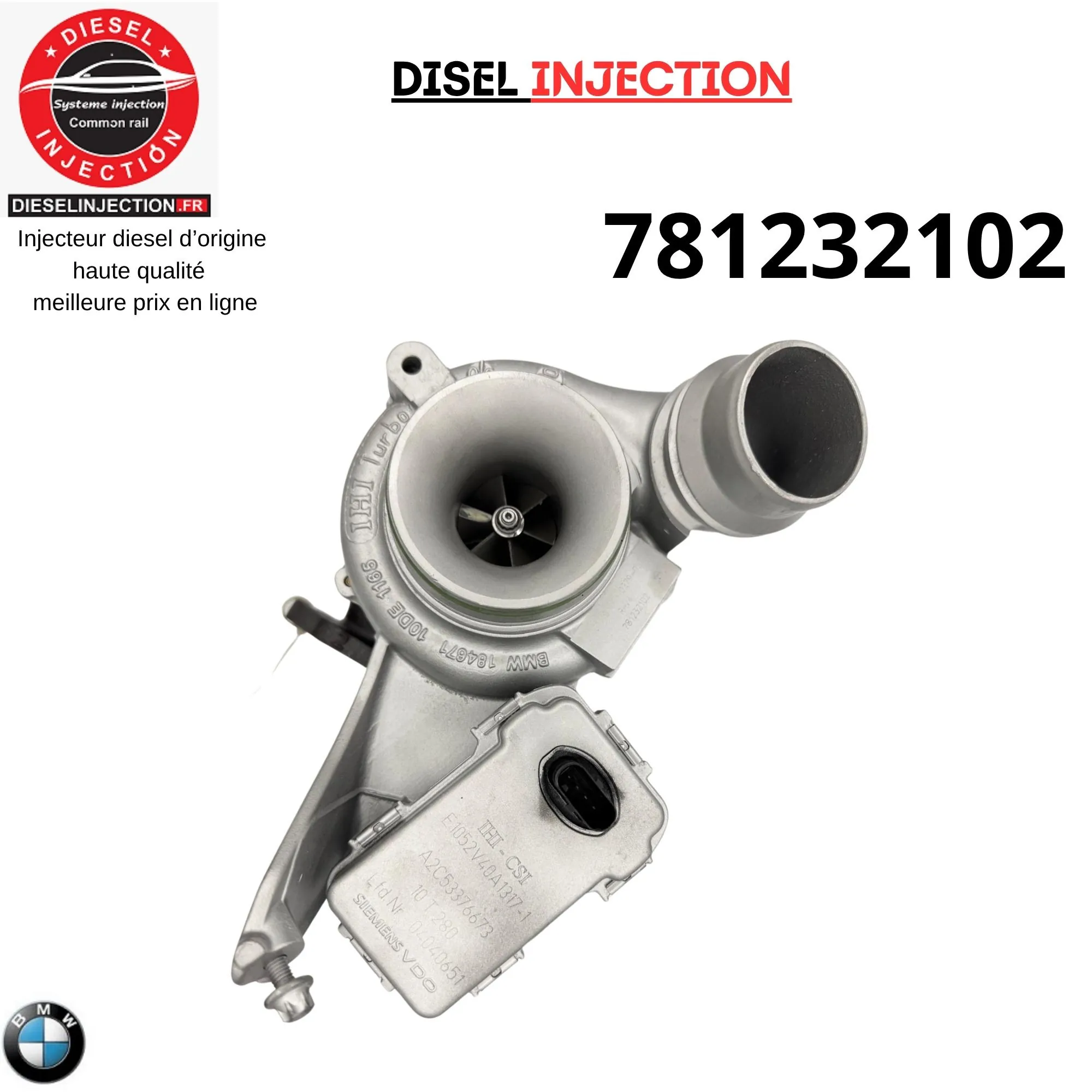 Turbo charger 781232102 Bmw 2.0D781232101, 781232102, 781232103, 781232104, 851820402