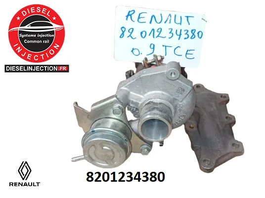8201234380 Turbo pour Renault Clio 0,9TCE49373-04000, 49373-04001, 49373-04002, 49373-04003