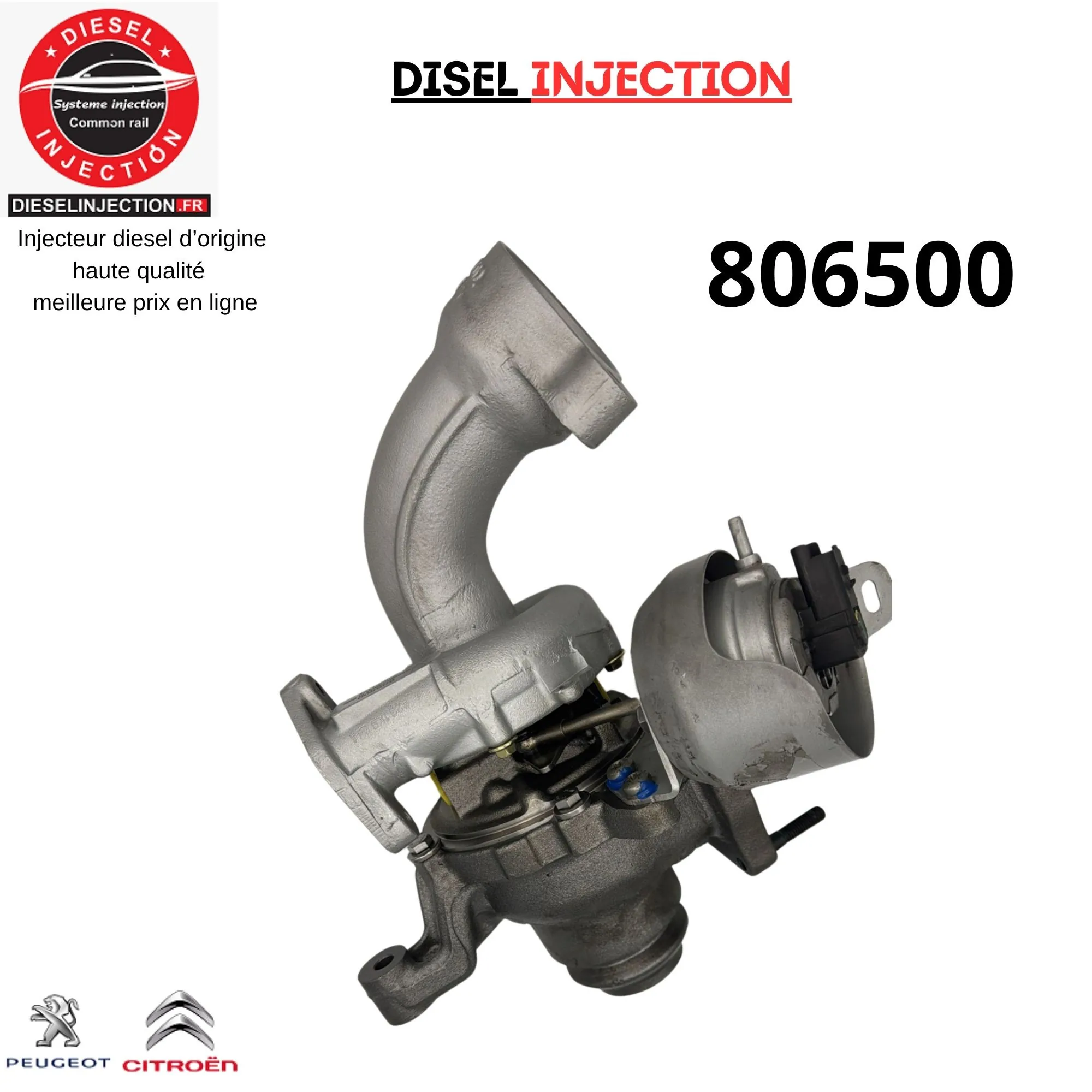 Turbo charger 806500 806500-5002S PEUGEOT 407 Sedan 2.0 HDi 120kW9674962080 806500-0001