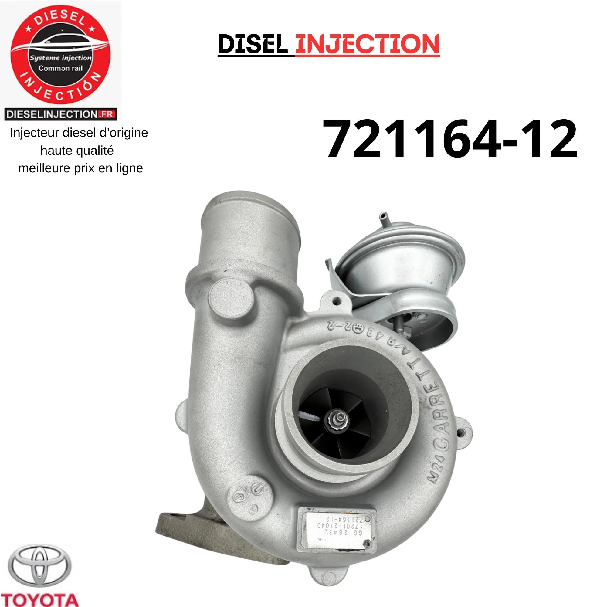 Turbo charger 721164-12 toyota 2.0 D 4D 116 cv 721164-5010S721164-12 72116412 72116414 721164-5010S