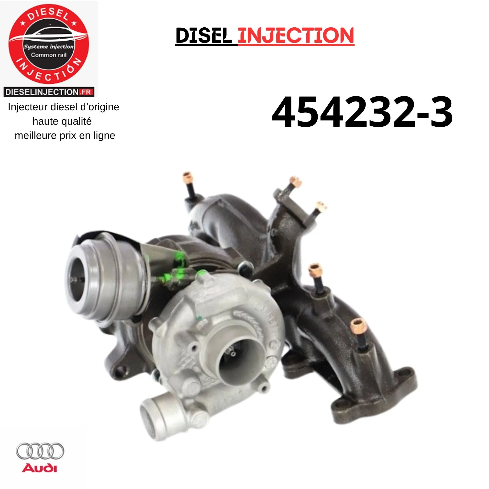 Turbo chartger 454232-3 AUDI A3 (8L1) 1.9 TDI 100 cv 768329-5003S454232-3 768329-5003S 038253019AV