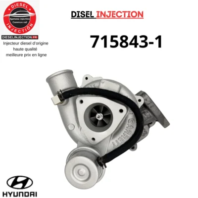 Turbo charger 715843-1 HYUNDAI H-1 2.5 CRDI 136 CV 715843-5001S715843-1 715843-5001S 2820042600