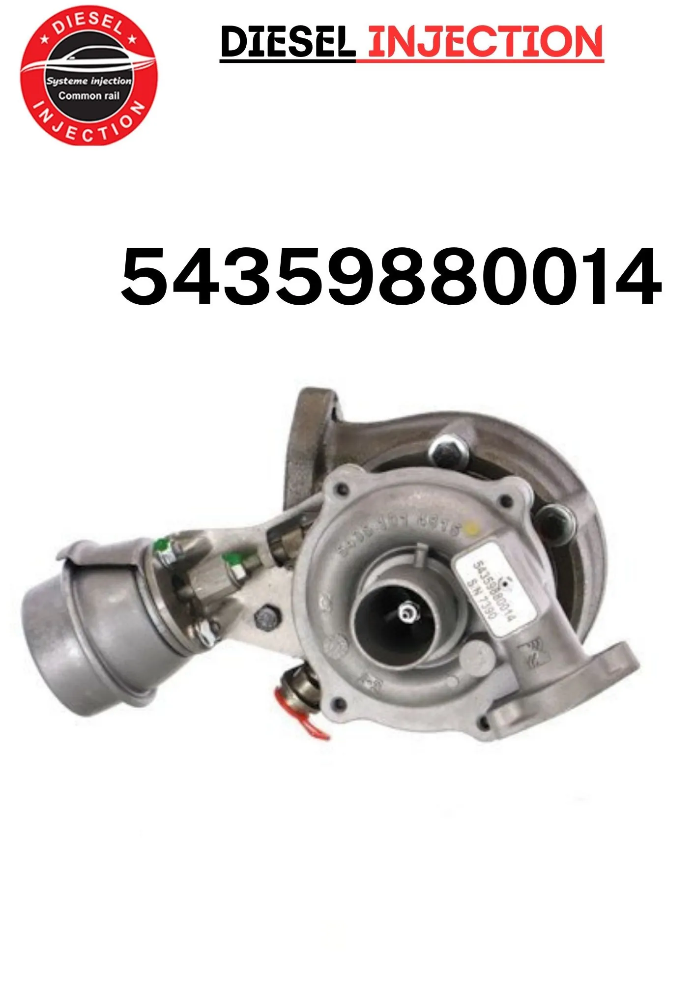 Turbo 54359880014 Fiat Doblo 1.3 MJTD 84, 90 cv54359880014