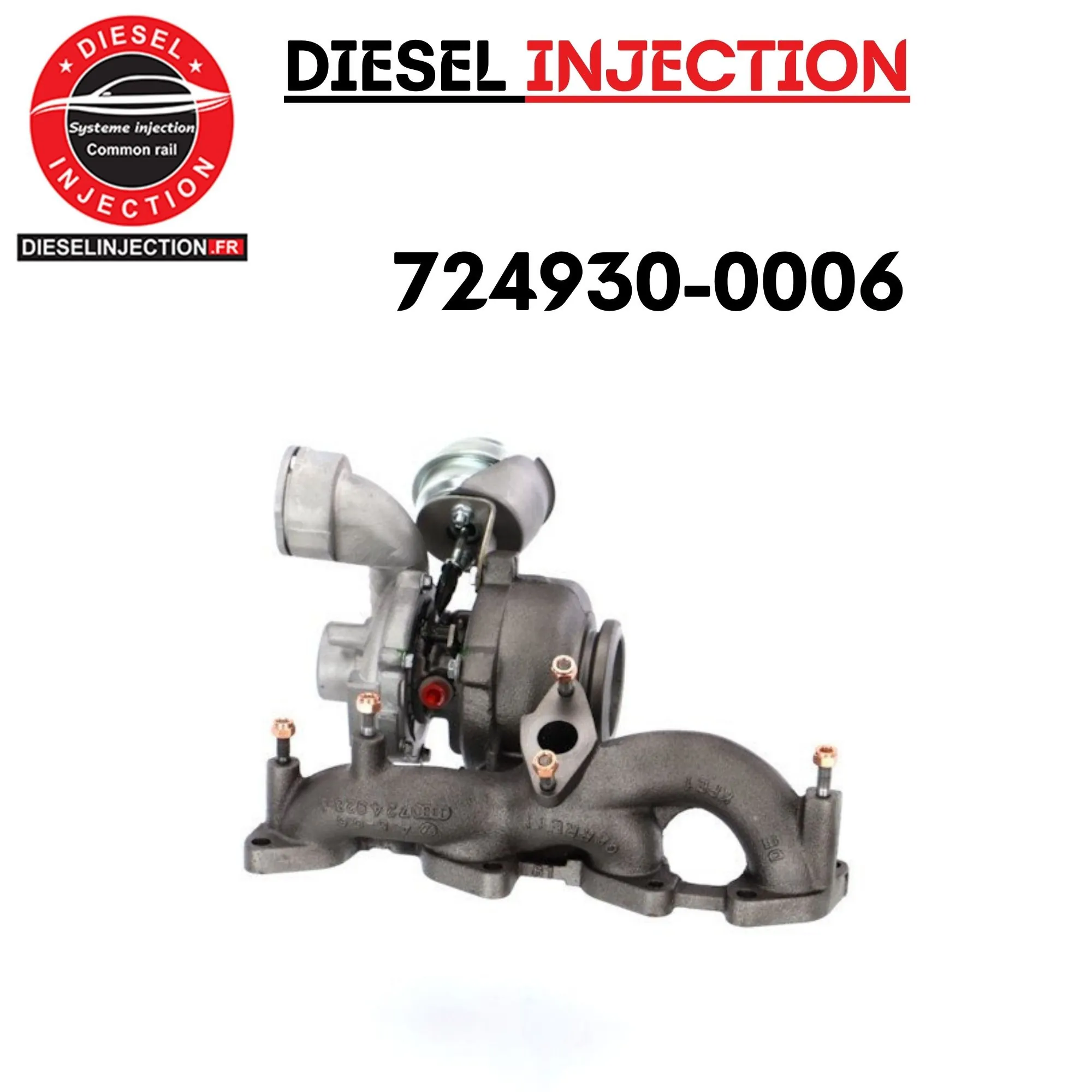 Turbo charger 724930-0006 neuf jrhon Audi A3 2.0TDI (8P/PA) 140HP BILLET724930-0006
